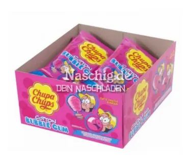 Chupa Chups Cotton Bubble Gum Tutti Frutti 12er